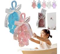 Handmade Crystal Rose Scented Soap Bouquet, Crystal Rose Soap On A Rope, Scented Soaps Flower Bouquet, Decorative Roses-Shaped Fragrance Soaps for Washing Hands and Fresh Air and Gift (2 Mix-A)