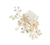 Handmade Crystals And Pearls Wedding Hairpiece Decoration Hair Accessory For Bride And Bridesmaids Daily Casual Use