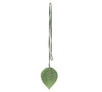 Handmade Curtain Tie Backs ,Curtain Tieback Nordic Style Leaf Design Cotton Hand-Woven Rope Tie Backs Curtain Holder for Home Curtain Holder for School,Green