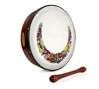 Handmade Dannan 10" Vegan Bodhran Hand Drum - The Red Setanta Bodhrán