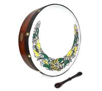 Handmade Dannan 16" Vegan Bodhran - The Green Setanta Bodhrán Hand Drum