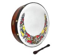 Handmade Dannan 16" Vegan Bodhran - The Red Setanta Bodhrán Hand Drum