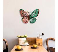 Handmade Decorative Metal Wall Accessory, 29 x 22 cm, 100% Metal (1.5 mm), Unique Hand-Painted Design, Perfect for Home Decor and Personal Touch