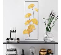 Handmade Decorative Metal Wall Accessory, 32 x 90 x 4 cm, 100% Metal, Unique Hand-Painted Design, Perfect for Home Decor, Adds Elegance & Style