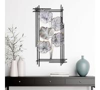 Handmade Decorative Metal Wall Accessory, 48 x 87 x 4 cm | 100% Metal, Unique Hand-Painted Design | Perfect for Home Decor & Art Lovers