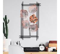 Handmade Decorative Metal Wall Accessory, 48 x 87 x 4 cm | 100% Metal, Unique Hand-Painted Design | Perfect for Home Decor & Art Lovers