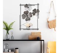 Handmade Decorative Metal Wall Accessory, 50 x 70 x 4 cm | 100% Metal, Unique Hand-Painted Design | Perfect for Home Decor & Art Lovers