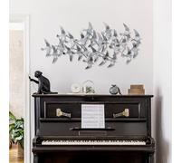 Handmade Decorative Metal Wall Accessory, 59 x 124 cm, 100% Metal (1.5 mm), Unique Hand-Painted Design, Perfect for Home Decor & Art Lovers