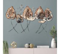 Handmade Decorative Metal Wall Accessory, 67 x 112 cm, 100% Metal (1.5 mm), Unique Hand-Painted Design, Perfect for Home Decor & Art Lovers