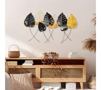 Handmade Decorative Metal Wall Accessory, 67 x 112 cm, 100% Metal (1.5 mm), Unique Hand-Painted Design, Perfect for Home Decor & Art Lovers