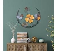 Handmade Decorative Metal Wall Accessory, 70 x 62 x 4 cm | 100% Metal, Unique Hand-Painted Design | Perfect for Home Decor & Art Lovers