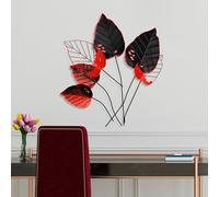 Handmade Decorative Metal Wall Accessory, 73 x 76 x 4 cm | 100% Metal, Unique Hand-Painted Design | Perfect for Home Decor, Adds Elegance & Style