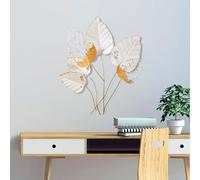 Handmade Decorative Metal Wall Accessory, 73 x 76 x 4 cm | 100% Metal, Unique Hand-Painted Design | Perfect for Home Decor, Adds Elegance & Style