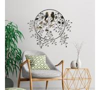 Handmade Decorative Metal Wall Accessory, 75 x 86 cm, 100% Metal (1.5 mm), Unique Hand-Painted Design, Perfect for Home Decor & Art Lovers