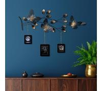 Handmade Decorative Metal Wall Accessory, 93 x 65 x 4 cm | 100% Metal, Unique Hand-Painted Design | Perfect for Home Decor, Adds Elegance & Style