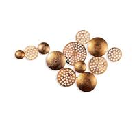 Handmade Decorative Metal Wall Accessory, Copper Colour, 45 x 82 cm, 100% Metal (1.5 mm), Unique Hand-Painted Design, Perfect for Home Decor