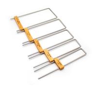 Handmade DIY Hairpin Lace Loom Hand Knitting Crochet Flower Set Manual Stainless Steel Scarf Lace Knitter Tools