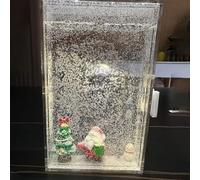 Handmade DIY Snow Scene Night Light - Snowy Street Lamp, Xmas Gifts Christmas Decorations Indoor Christmas Lights