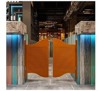 Handmade Double Swinging Doors, Custom Half Door for Hallway Counter with Two-Way Open Retro Design