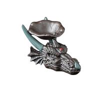 Handmade Dragon Head Tea Filter, Ceramic Lotus Leaf Tea Strainer Tea Pet for Kung Fu Tea Tray, Tea Pet Decorate Accessories (A)