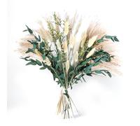 Handmade Dried Flower With Phragmites Communis And Rabbits Tail For Farmhouses Styles Arrangement And Stable Gift Preserved Flower