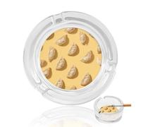 Handmade Dumplings Ashtrays for Cigarettes Portable Decorative Ashtray for Home Office