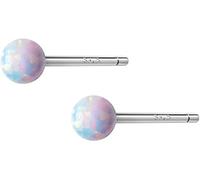 Handmade Earrings Shiny Stone Stud Earrings Artificial Crystal Spherical Bead Earrings Fashion Jewelry Retro