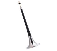 Handmade Ebony Pole Suona Musical Instrument Chinese Ethnic Suona With Accessories Suona For Beginners (Color : Silver, Size : Major G)