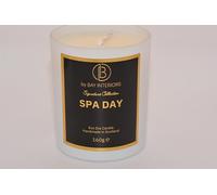 Handmade Eco Soy Candle, 160g, 30 Hours Burn Time, Italian Glass Container (Spa Day Signature Collection)