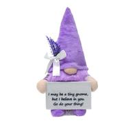 Handmade Emotional Supportive Toy Lavender Theme Figurine For Relaxation And Stress Relief For Home Or Office Setting Handmade Doll Figurine