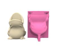 Handmade Epoxy Resin Moulds Concrete Planter Frogs Shape Silicone Pots Mold Silicone Texture for Creative Gardening Epoxy Resin Craft Molds