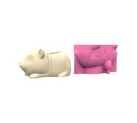 Handmade Epoxy Resin Silicone Planter Mold Animal Shape Creative Concrete Vase Molds for Succulents and Small Plant Silicone Flower Pots Mold