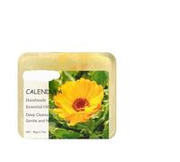 Handmade Essential Oil Soap Set Rose Jasmine Green Tea Calendula Lavender(Calendula)