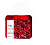 Handmade Essential Oil Soap Set Rose Jasmine Green Tea Calendula Lavender(ROSE)