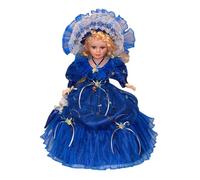 Handmade European Porcelain Doll With Elegant Gowns For Adult Kids Home Table Doll Collectable House Decors Porcelain For House Decors