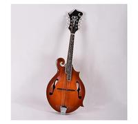 Handmade F Style 8-string Acoustic Mandolin Solid Spruce Top Flame Maple Body Back & Side Mandolin for Student