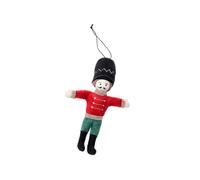 Handmade Fabric Christmas Nut Cracker Hanging Ornaments Traditional Holiday Decorations For Home Decors Handmade Holiday Hanging Decorations