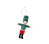 Handmade Fabric Christmas Nut Cracker Hanging Ornaments Traditional Holiday Decorations For Home Decors Handmade Holiday Hanging Decorations