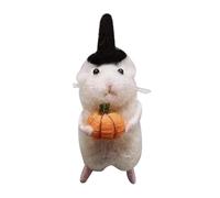 Handmade Felt Halloween Ornament With Pumpkins Cute Needle Felting Figurine Statues For Christmas Decorations Handmade Needle Felting