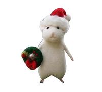 Handmade Felt Halloween Ornament With Pumpkins Cute Needle Felting Figurine Statues For Christmas Decorations Handmade Needle Felting