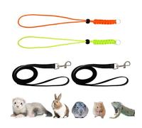 Handmade Figure 8 Harness and Leash for Rabbits/Bunnies/Ferrets/Bearded Dragons/Guinea Pigs/Rats/Chinchillas/Birds/Squirrels/Small Animals.Pack of 2