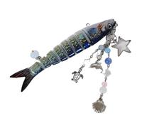 Handmade Fish Keychains Lovely Jewelry Artificial Fish Bait Swimbait Mobile Phone And For Men Women Jewelr Lanyard Keychain P5T4
