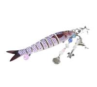 Handmade Fish Keychains Lovely Jewelry Artificial Fish Bait Swimbait Mobile Women And Lanyard Keychain Jewelry For Men Phone