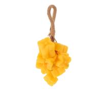 Handmade Flower Bath Soap with Rope Hanging, Yellow Osmanthus | Olive Oil Blend, Foam Net Included, Bathroom Decor for Guest Rooms and Wedding Gifts