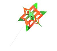 Handmade Flower Kites For Boys Colorful Bright Color Fabric Flower Outdoor Flying Toy High Resistance Polyester Kites