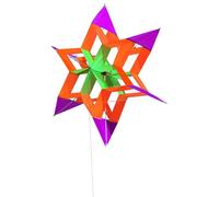 Handmade Flower Kites For Boys Colorful Bright Color Fabric Flower Outdoor Flying Toy High Resistance Polyester Kites