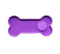 Handmade for Chain Mold Dog Bone Shaped Monument UV Epoxy Resin Casting Mold Dog Gravestone Silicone Coasters