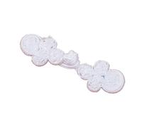 Handmade Four Rounds Sewing Crystal Button Cheongsam Buttons Exquisite Craftsmanship for Fashion Enthusiasts of All Ages Chinese Knot Buttons Shirt Closure