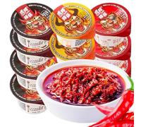 Handmade fresh chili sauce3/6/12 can,hot pot dipping sauce,Instant mushroom sauce,colorful chili sauce,Delicious Soy Sauce,Mixed noodle sauce (Mix and match multiple flavors,24 can)