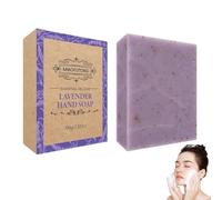 Handmade Frosted Soap Lavender & Rose Essential Oil - Natural Purpose For Men Cleansing Bar Box Gift Set Women & |